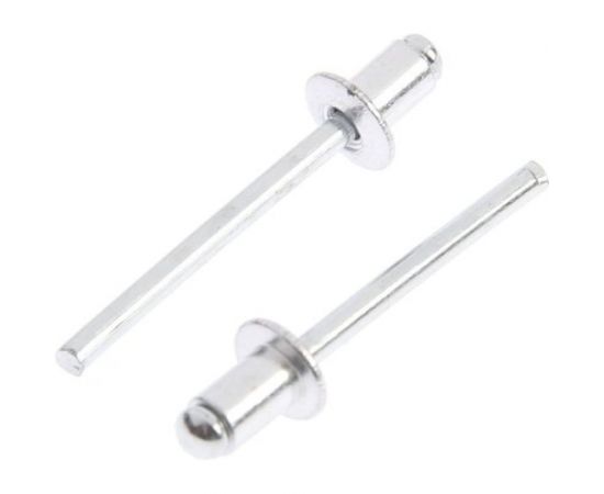 Вытяжные заклепки ТУНДРА krep, алюминий-сталь, 50 шт, 4.8x8 мм 1112969 