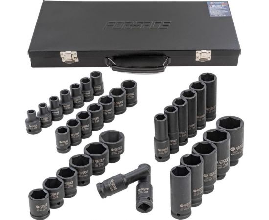 Набор головок ударных 33 шт, 1/2""DR, 6 гр. f-4333-5mpb Forsage 54905 