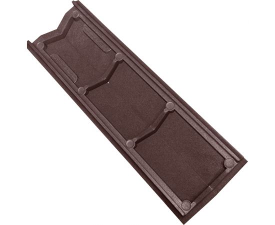 Парапет ППК на пролет забора в 0.5 кирпича Neoкомпозит Гибкая черепица, 500x130x15 мм, коричневый ПЗ-130 ГЧ К – изображение 13