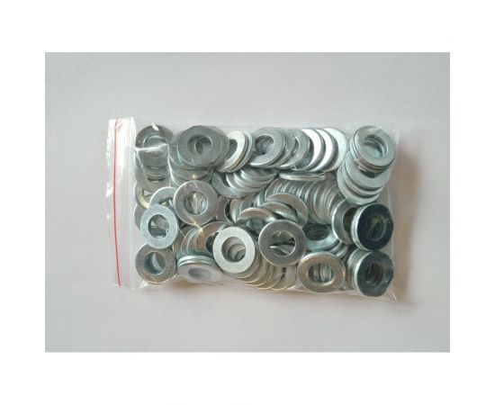 Шайба ИНОТЭК М10, DIN 125, цинк, 100 шт. 4687203291204 – изображение 2