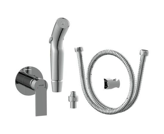 Смеситель с гигиеническим душем Cersanit BRASKO встраиваемый, однорычажный 64102 – изображение 2