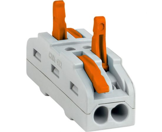 Строительно-монтажная проходная клемма EKF СМК 222-422 2 полюса 0,08-4мм2 (25шт.) proxima plc-smk-422 – изображение 3