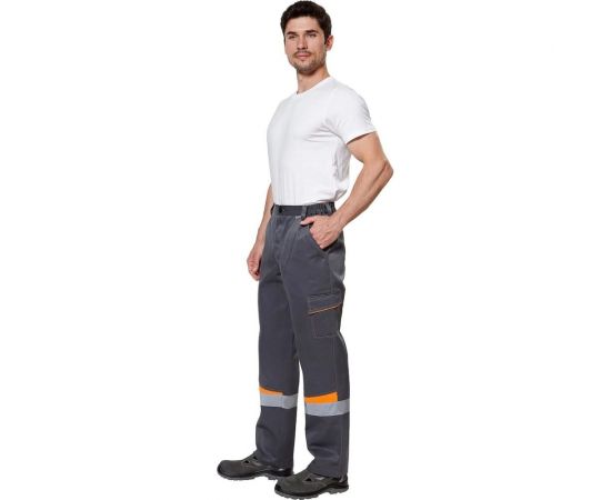 Костюм Эксперт Спецодежда Комфорт 1, серый/оранжевый, р. 52-54, рост 170-176 6446000027168 – изображение 4