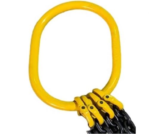 Цепной четырехветвевой строп ТРАСТ 4СЦ 6,7 т, 3000 мм, с увеличенным звеном для автокрана 8 класс 4687203238704 – изображение 5