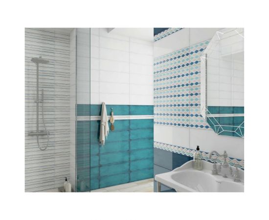 Плитка настенная LB CERAMICS Парижанка 1064-0230 (белый; 20х60 см; 7 шт.; площадь упаковки 0,84 кв.м) СК000030272 – изображение 6