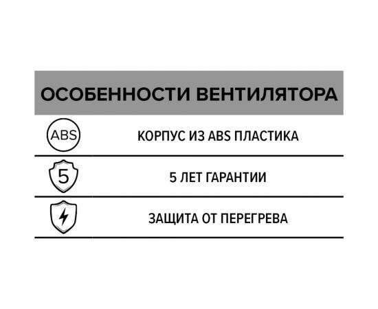 Осевой вытяжной вентилятор ERA D 125 FAVORITE 5 – изображение 7