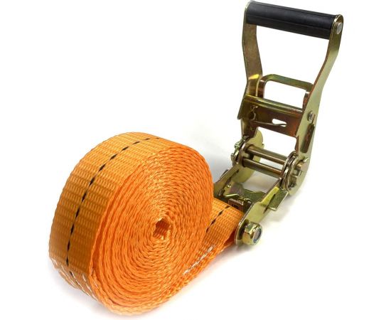 Кольцевой ремень с храповиком для крепления груза ТамбовТехСнаб 1.6/3 т, 1 м, 35 мм 7930105413364 