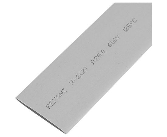 Термоусаживаемая трубка REXANT 25,0/12,5 мм, серая, упаковка 10 шт. по 1 м 22-5010 