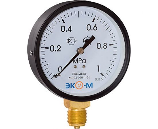 Манометр ЭКО-М Экомера МД02-100-М-1МПа 