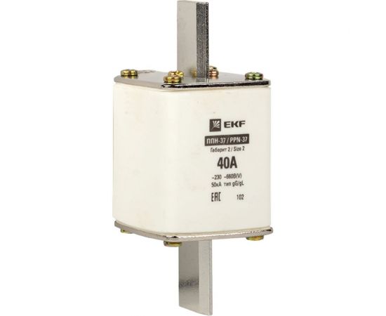 Плавкая вставка EKF ППН-37 400/40А габарит 2 PROxima fus-37/400/40 