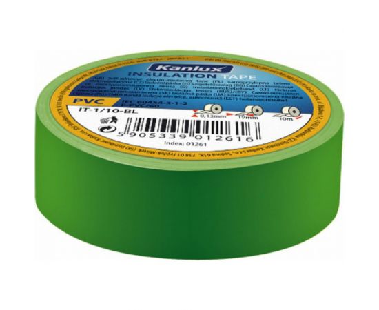 Изолента KANLUX IT-1/20-GN/ 1274 