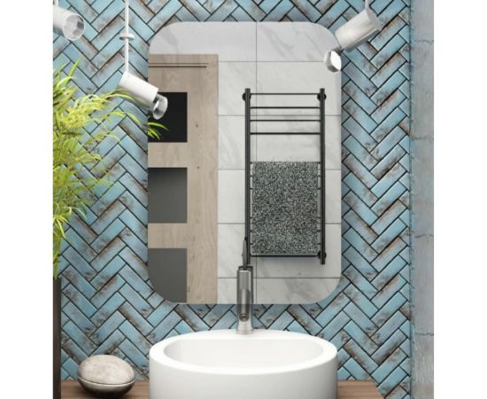 Зеркало БРИДЖ 770x550 углы R-100 мм., с крепежом 2036698966708 