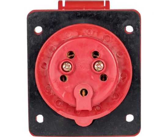 Кабельная розетка EKF 16А 3Р+N+Е IP44 скрытая 380В 415 ЭКФ ps-415-16-380 – изображение 2