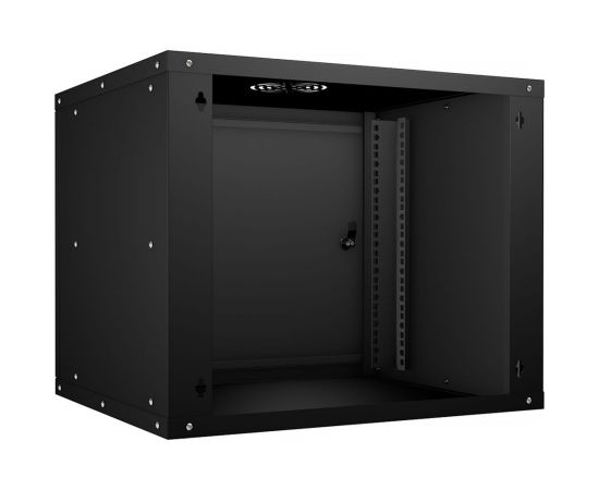 Телекоммуникационный настенный шкаф Cabeus 19"" 9U, серия LIGHT разборный, цвет черный WSC-05D-9U55/45m-BK – изображение 2