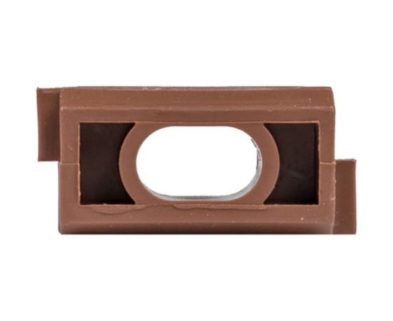 Крепеж-клипса EKF d20 мм, темное дерево, 10 шт. derj-z-20d – изображение 2