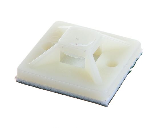 Основание для стяжек NIKOMAX самоклеящееся, размер 20х20мм, белое, уп-ка 100шт. NMC-TMA20-WT-100 – изображение 2