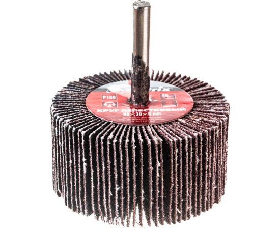 Круг лепестковый (60x30x6 мм; Р 100) д??я дрели MATRIX 74125 – изображение 2