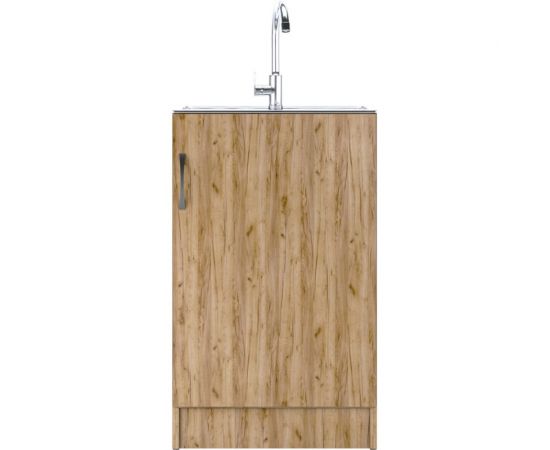 Тумба под нержавеющую мойку Домино Дуб Вотан 50x50, левая/правая D5050DV-1 – изображение 2