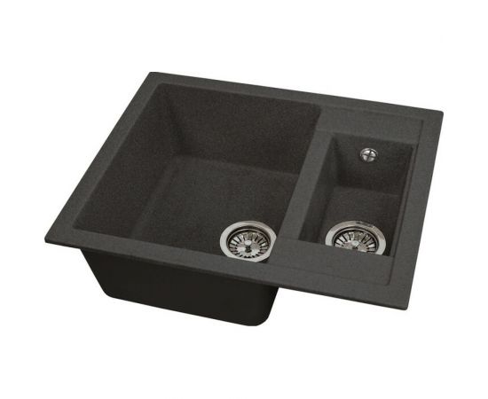 Кухонная мойка GreenStone GRS-21 цвет: черный GRS-21-308 – изображение 2