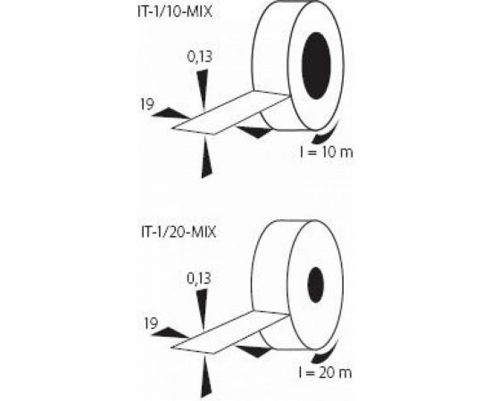 Изолента KANLUX IT-1/20-Y/GN/ 1277 – изображение 2