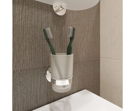 Одинарный подстаканник IDDIS матовое стекло, сплав металлов Sena SENSSG1i45 – изображение 2