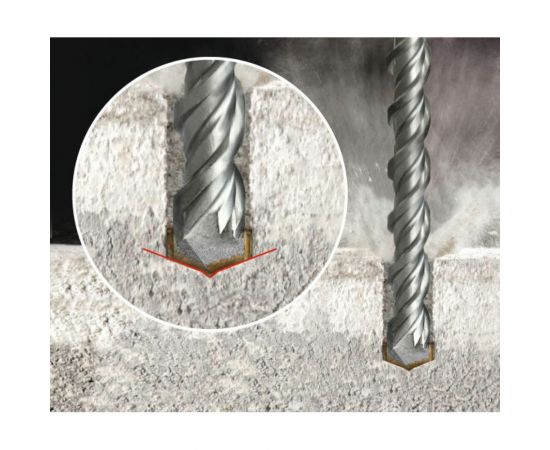 Сверло-бур по бетону Basic (20x1000 мм; SDS-PLUS) RENNBOHR 692010 – изображение 3