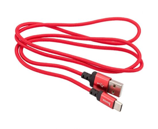 Кабель USB 2.0 Hoco X14, AM/Type-C M, черно-красный, 1м 6957531062875 – изображение 3