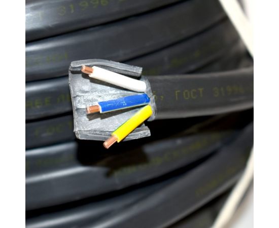 Силовой кабель Подольсккабель ВВГ-ПнгА-LS 3x4 N,PE 20м. ГОСТ 31996-2012 021680350-20 – изображение 3