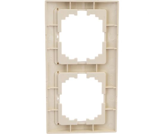 Рамка Lezard DERIY х2 горизонтальная, крем 702-0300-147 – изображение 3