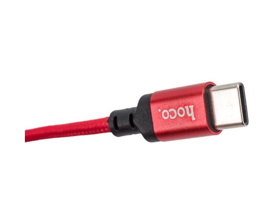 Кабель USB 2.0 Hoco X14, AM/Type-C M, черно-красный, 1м 6957531062875 – изображение 4