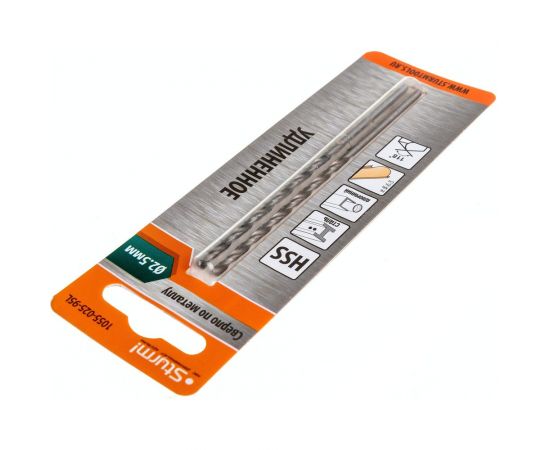 Сверло по металлу (2 шт; 2.5х95 мм) Sturm 1055-025-95L – изображение 5