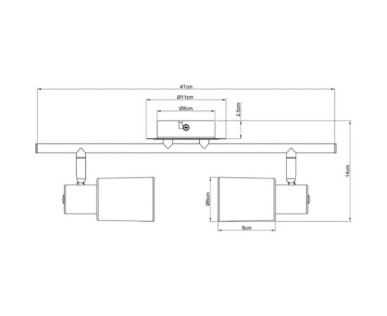 Потолочный светильник Arte Lamp A4510PL-2SS – изображение 7