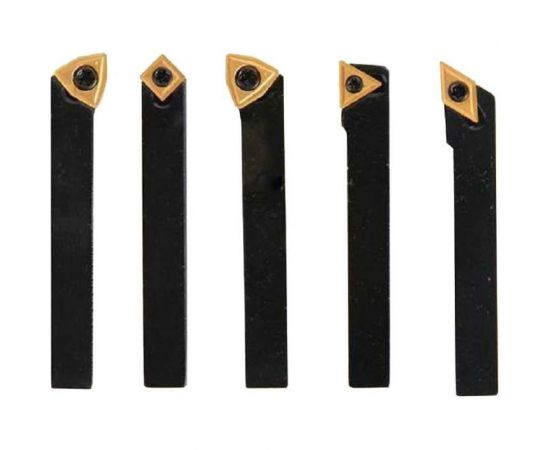Набор токарных резцов 5 шт, 12 мм Optimum 3441666 