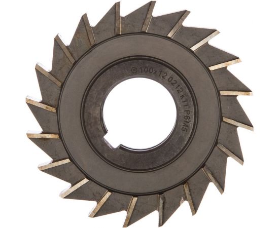 Фреза дисковая 3-х сторонняя (100х12х32 мм; Z=20; Р6М5) Туламаш ТМ 138686 