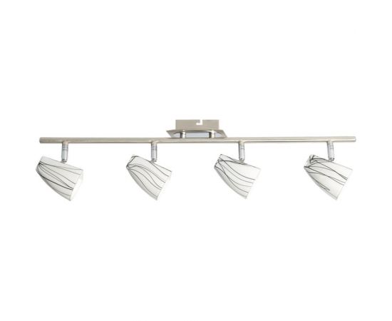 Спот POWERLIGHT ZARA 4xG9x40W, никель/хром 3086/4-3CH 