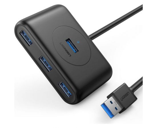 USB концентратор Ugreen хаб 4 х USB 3.0, 1 м, цвет черный 20291 