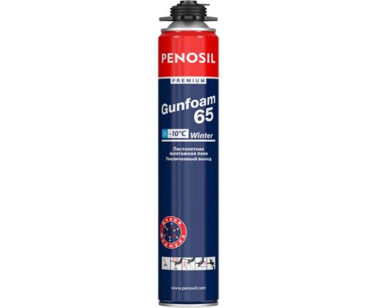 Профессиональная монтажная пена Penosil Premium Gunfoam 65 winter 870 мл A1389Z 218903 