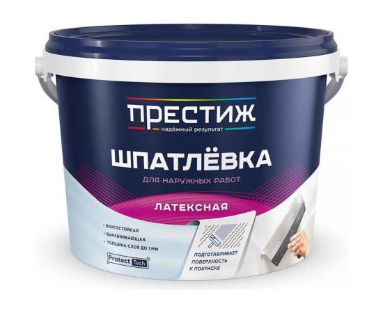 Латексная шпатлевка ПРЕСТИЖ 5 кг 256619 