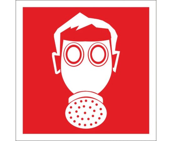 Знак ""место расположения средств индивидуальной защиты"" Стандарт Знак f12, 150x150 мм, пленка пп 00-00030520 