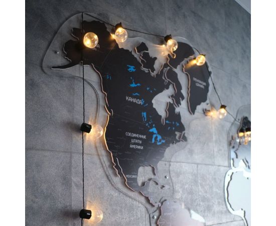 Светодиодная лофт-гирлянда NEON-NIGHT 5м черный ПВХ 20 LED теплое белое свечение 303-066 – изображение 12