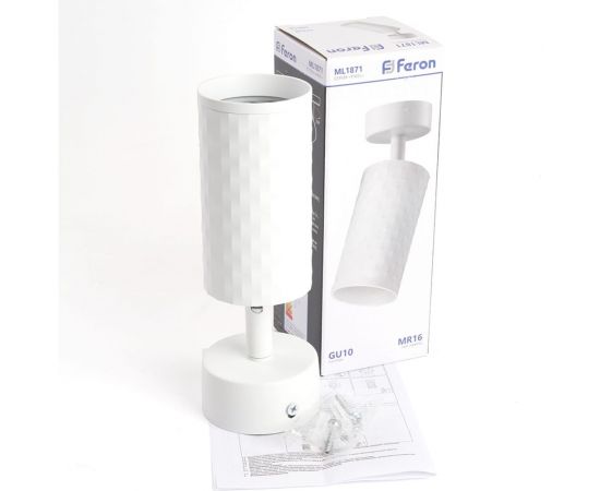 Светильник FERON ml1871 pixel настенно-потолочный под лампу gu10, белый, 48652 – изображение 16