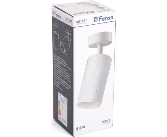 Светильник FERON ml1871 pixel настенно-потолочный под лампу gu10, белый, 48652 – изображение 17