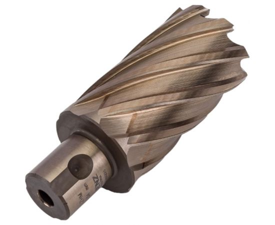 Сверло корончатое (34х55 мм; Weldon 19) LENZ LZHM-034 – изображение 2