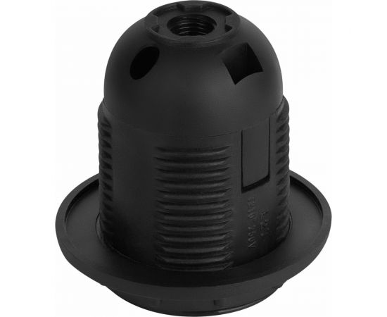 Патрон Пан Электрик E27 люстровый с кольцом черный 24531 5 – изображение 2