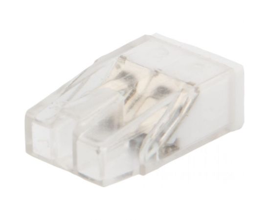 2-проводная экспресс-клемма REXANT с пастой СМК 2273-242 0,5-2,5 мм2 прозрачная 100 шт 07-3216 – изображение 2