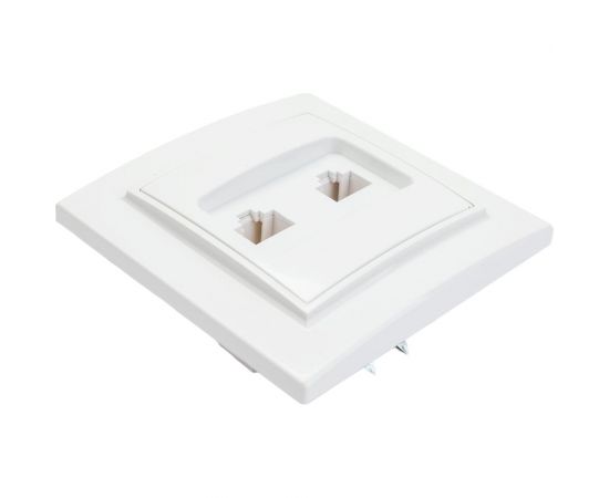 Розетка EKF Минск RJ-45+Phone СП белая ERK00-135-10 – изображение 2