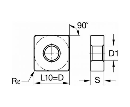 Пластина токарная SNMG120404-MM NRG20M NORGAU 020035250 – изображение 2