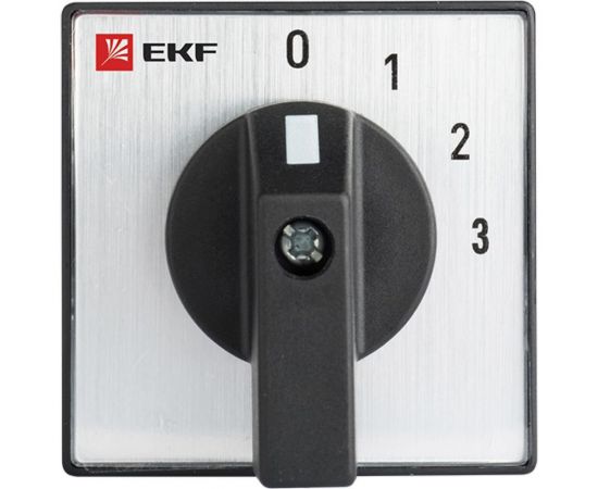 Кулачковый переключатель EKF ПК-1-121, 10А, 1P, 0-1-2-3, PROxima pk-1-121-10 – изображение 2
