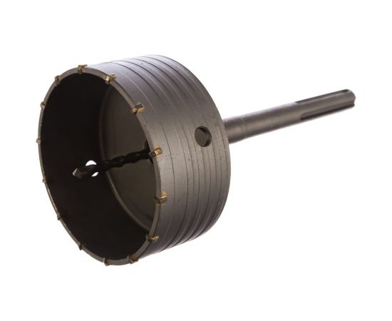 Коронка в сборе с хвостовиком и центрирующим сверлом (125 мм; SDS-max) ГРАНИТ 505125 – изображение 2