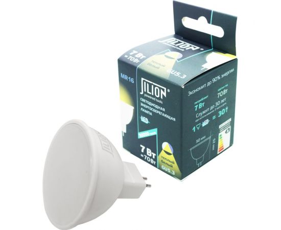 Светодиодная лампа Jilion MR16 7W 3000K GU5.3 9503079 – изображение 3